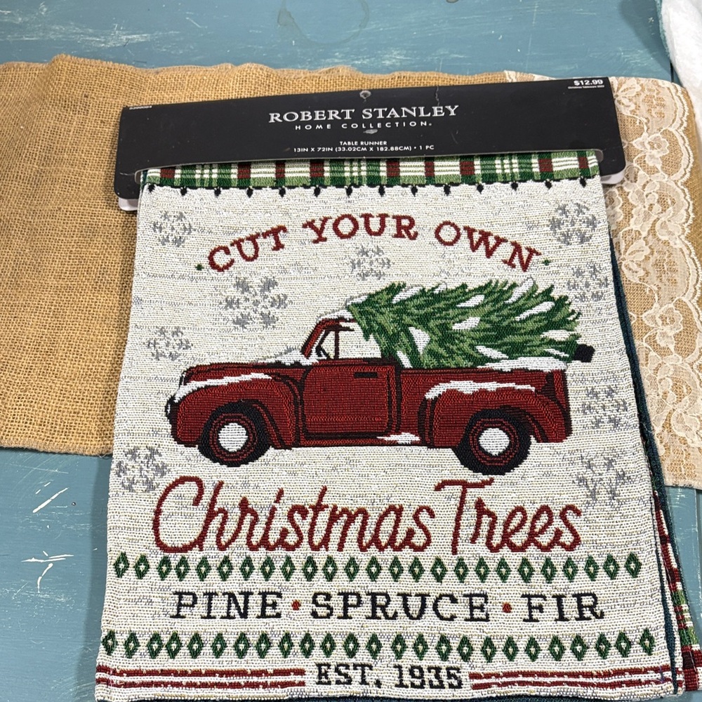Robert Stanley Christmas Tree Truck runner
